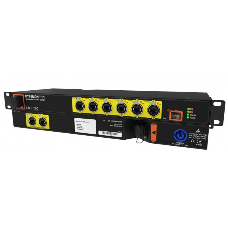 ENTTEC Hyperion ; intelligent gigabit network swit...