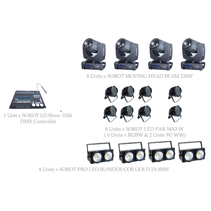 PAKET STAGE CLUB LIGHTING #1B - SOROT PRO DESIGN SOLUTION