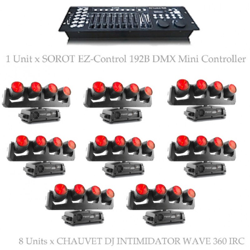 PAKET MINI CLUB LIGHTING SETS #1F - CHAUVET DJ DESIGN SOLUTION