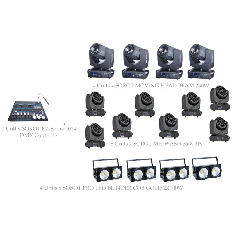 PAKET STAGE CLUB LIGHTING #1D - SOROT PRO DESIGN SOLUTION