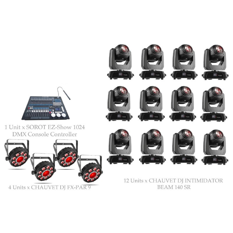 PAKET STAGE CLUB LIGHTING #2C - CHAUVET DJ DESIGN SOLUTION