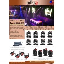 PAKET STAGE CLUB LIGHTING #2 - CHAUVET DJ DESIGN S...