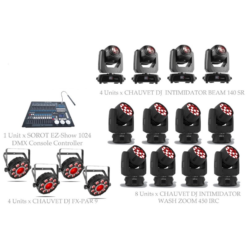 PAKET STAGE CLUB LIGHTING #2A - CHAUVET DJ DESIGN SOLUTION