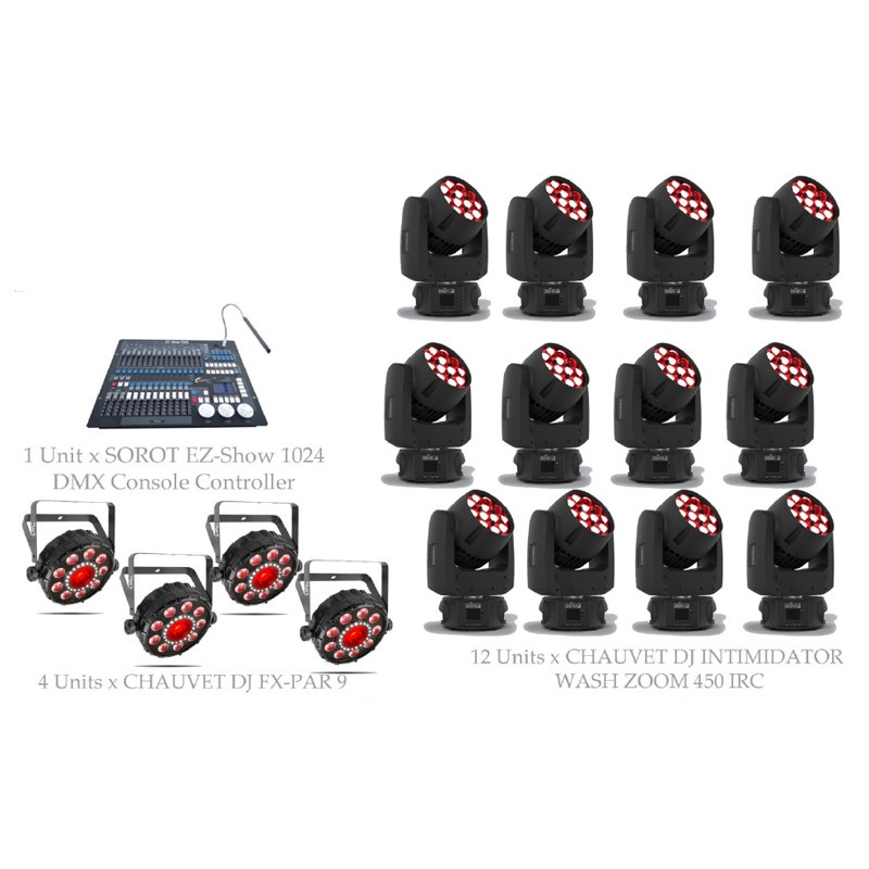 PAKET STAGE CLUB LIGHTING #2B - CHAUVET DJ DESIGN SOLUTION