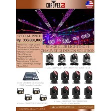 PAKET STAGE CLUB LIGHTING #1 - CHAUVET DJ DESIGN S...