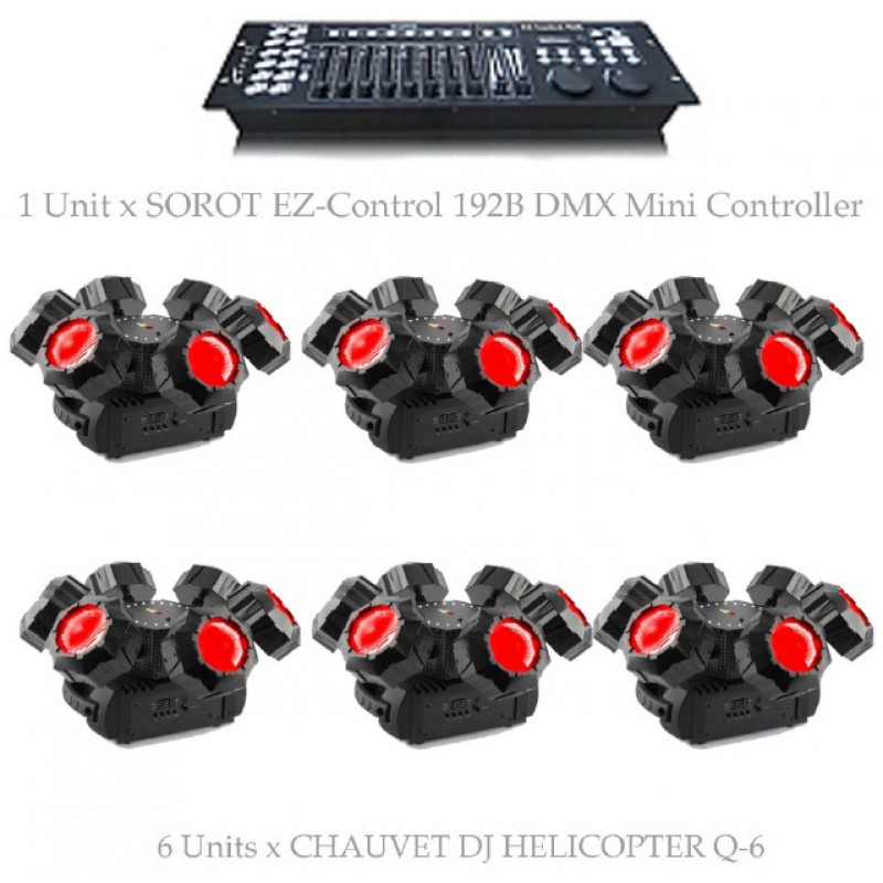 PAKET MINI CLUB LIGHTING SETS #1H - CHAUVET DJ DESIGN SOLUTION
