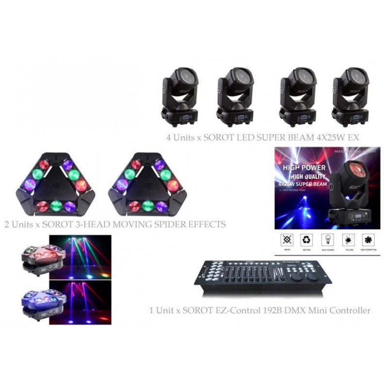 PAKET MINI CLUB LIGHTING SETS #1A - SOROT PRO DESIGN SOLUTION