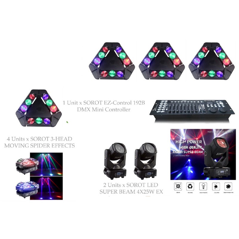 PAKET MINI CLUB LIGHTING SETS #1C - SOROT PRO DESIGN SOLUTION