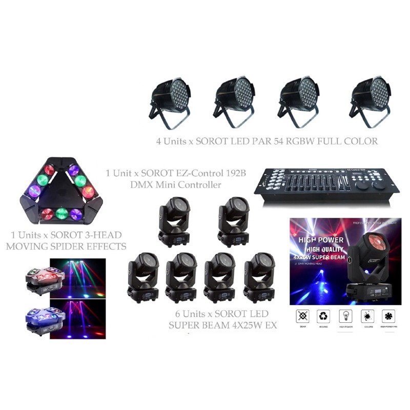 PAKET MINI CLUB LIGHTING SETS #1E - SOROT PRO DESIGN SOLUTION