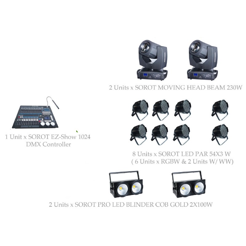 PAKET STAGE CLUB LIGHTING #1C - SOROT PRO DESIGN SOLUTION