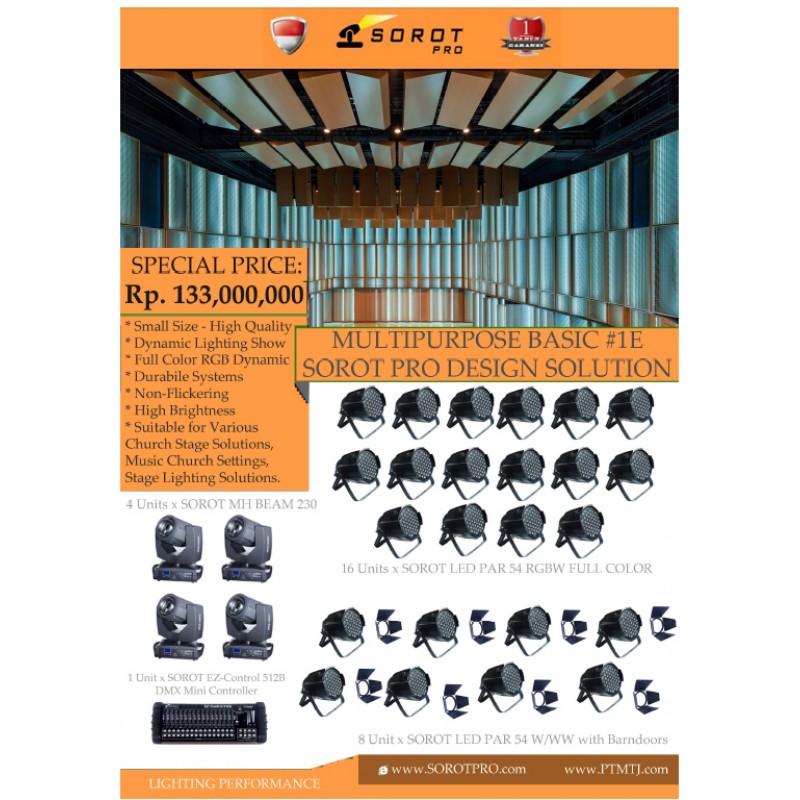 PAKET MULTIPURPOSE BASIC #1E - SOROT PRO DESIGN SOLUTION