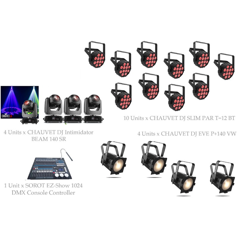 PAKET MULTIPURPOSE STAGE #1A - CHAUVET DJ DESIGN SOLUTION