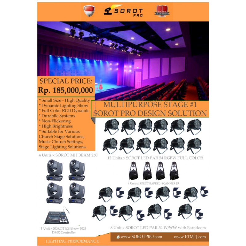 PAKET MULTIPURPOSE STAGE #1 - SOROT PRO DESIGN SOLUTION