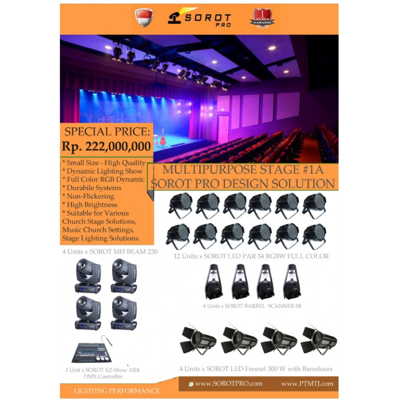 PAKET MULTIPURPOSE STAGE #1A - SOROT PRO DESIGN SOLUTION