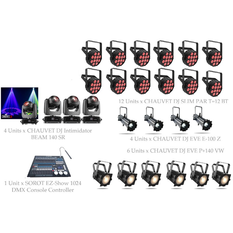 PAKET MULTIPURPOSE STAGE #1C - CHAUVET DJ DESIGN SOLUTION