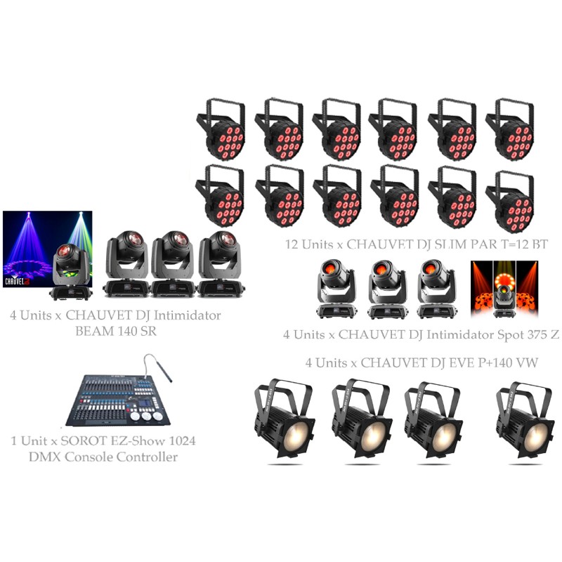 PAKET MULTIPURPOSE STAGE #1B - CHAUVET DJ DESIGN SOLUTION