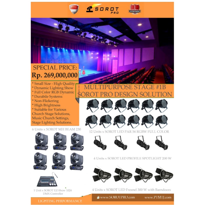 PAKET MULTIPURPOSE STAGE #1B - SOROT PRO DESIGN SOLUTION