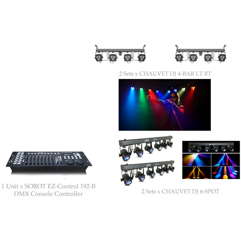 PAKET MULTIPURPOSE BASIC #1 - CHAUVET DJ DESIGN SOLUTION