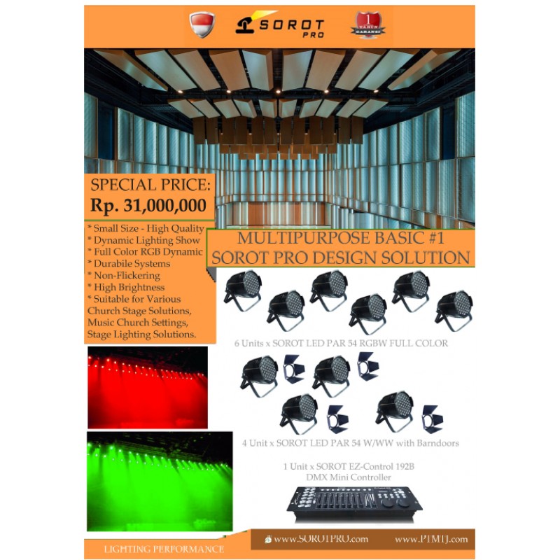 PAKET MULTIPURPOSE BASIC #1 - SOROT PRO DESIGN SOLUTION