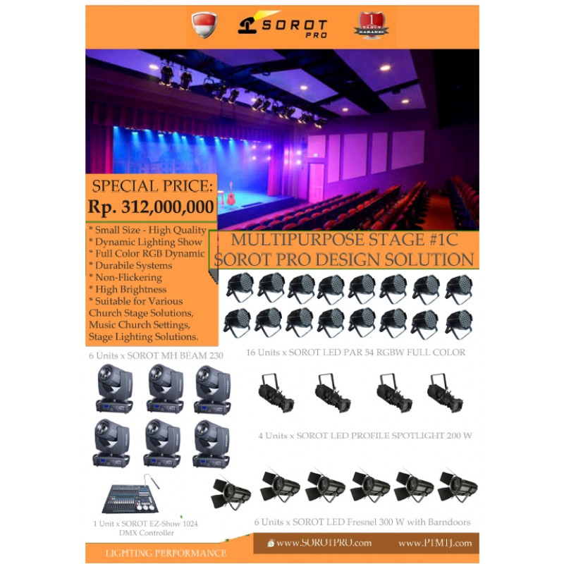 PAKET MULTIPURPOSE STAGE #1C - SOROT PRO DESIGN SOLUTION