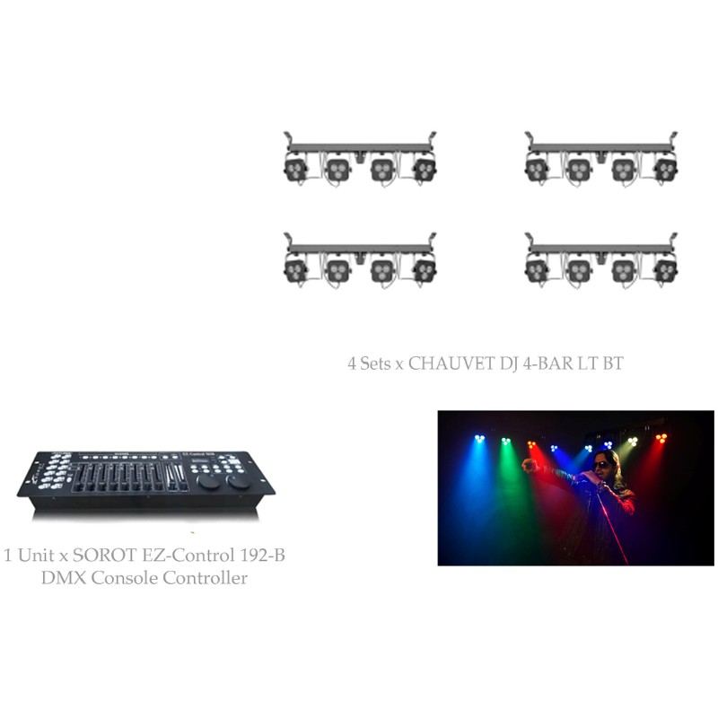 PAKET MULTIPURPOSE BASIC #1A - CHAUVET DJ DESIGN SOLUTION