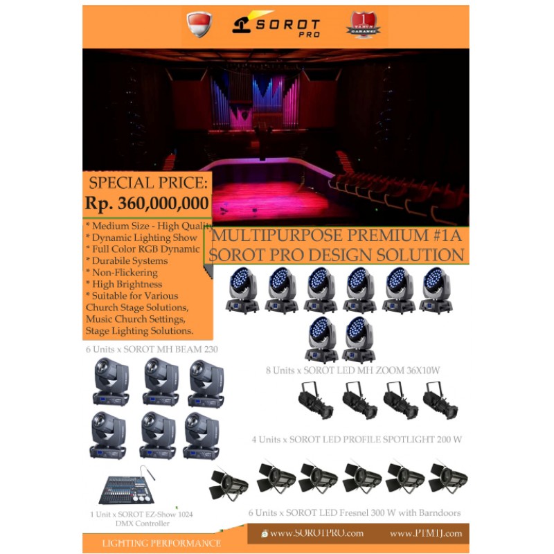 PAKET MULTIPURPOSE PREMIUM #1A - SOROT PRO DESIGN SOLUTION