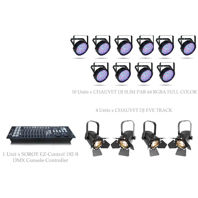 PAKET MULTIPURPOSE BASIC #1C - CHAUVET DJ DESIGN SOLUTION