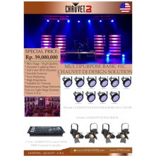 PAKET MULTIPURPOSE BASIC #1C - CHAUVET DJ DESIGN S...
