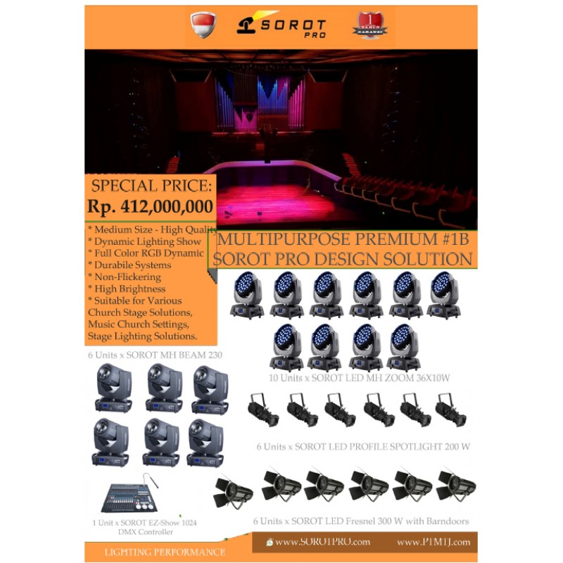 PAKET MULTIPURPOSE PREMIUM #1B - SOROT PRO DESIGN SOLUTION