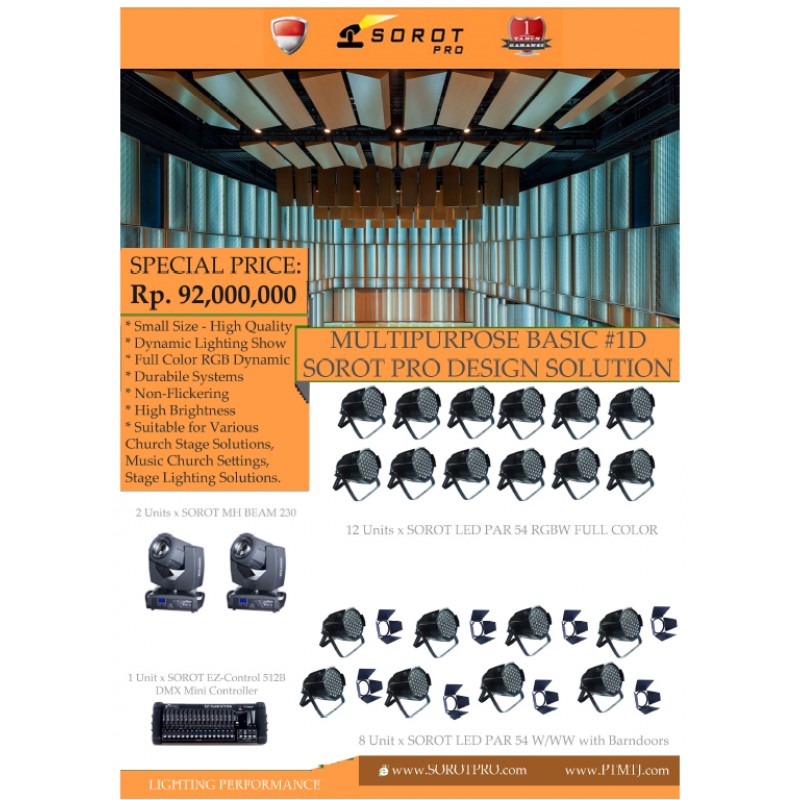 PAKET MULTIPURPOSE BASIC #1D - SOROT PRO DESIGN SOLUTION