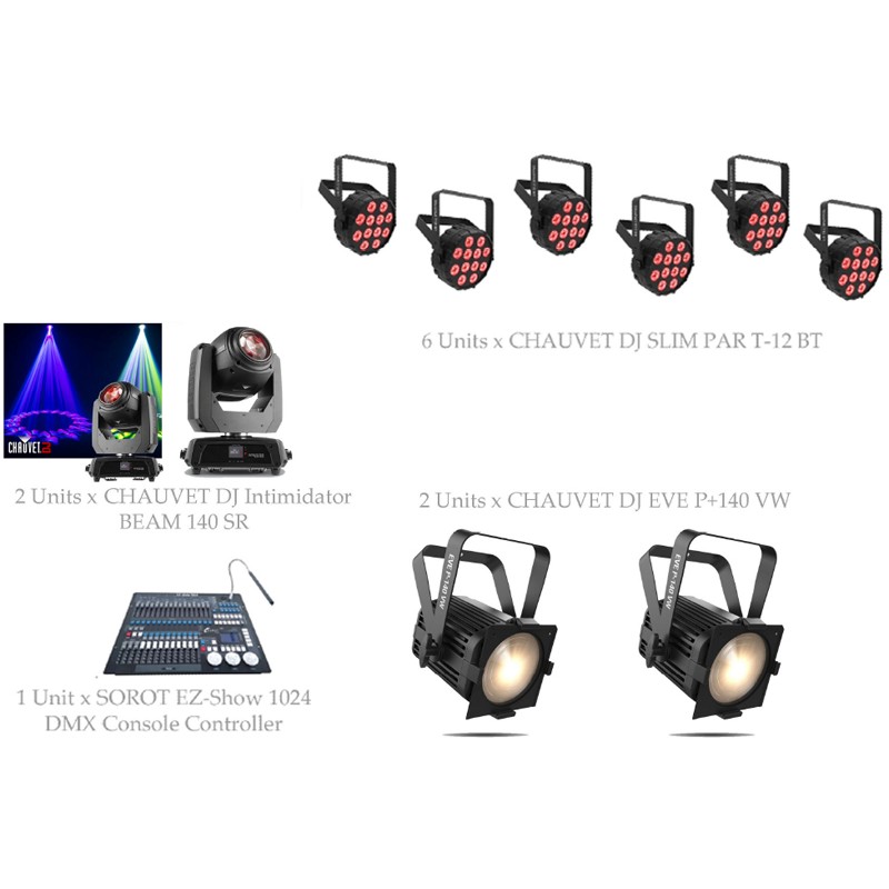 PAKET MULTIPURPOSE STAGE #1 - CHAUVET DJ DESIGN SOLUTION