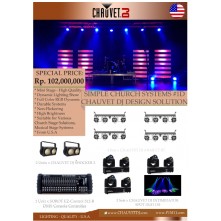 PAKET SIMPLE CHURCH SYSTEMS #1D - CHAUVET DJ DESIG...