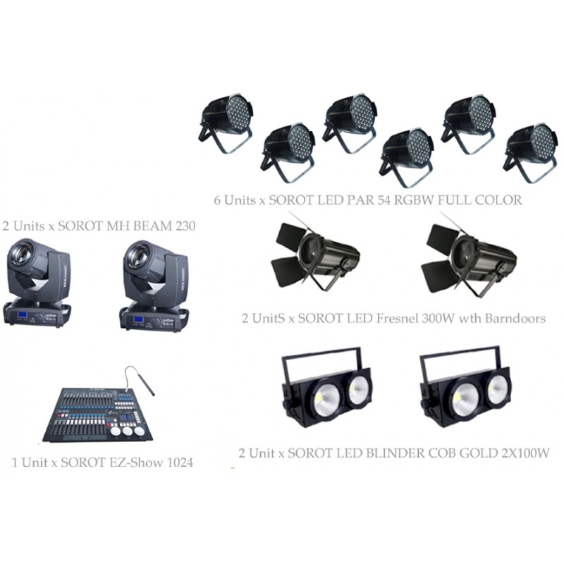 PAKET CHURCH STAGE LIGHTING #1E - SOROT PRO DESIGN SOLUTION