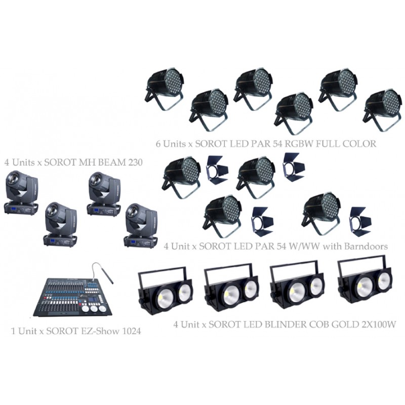 PAKET CHURCH STAGE LIGHTING #1B - SOROT PRO DESIGN SOLUTION