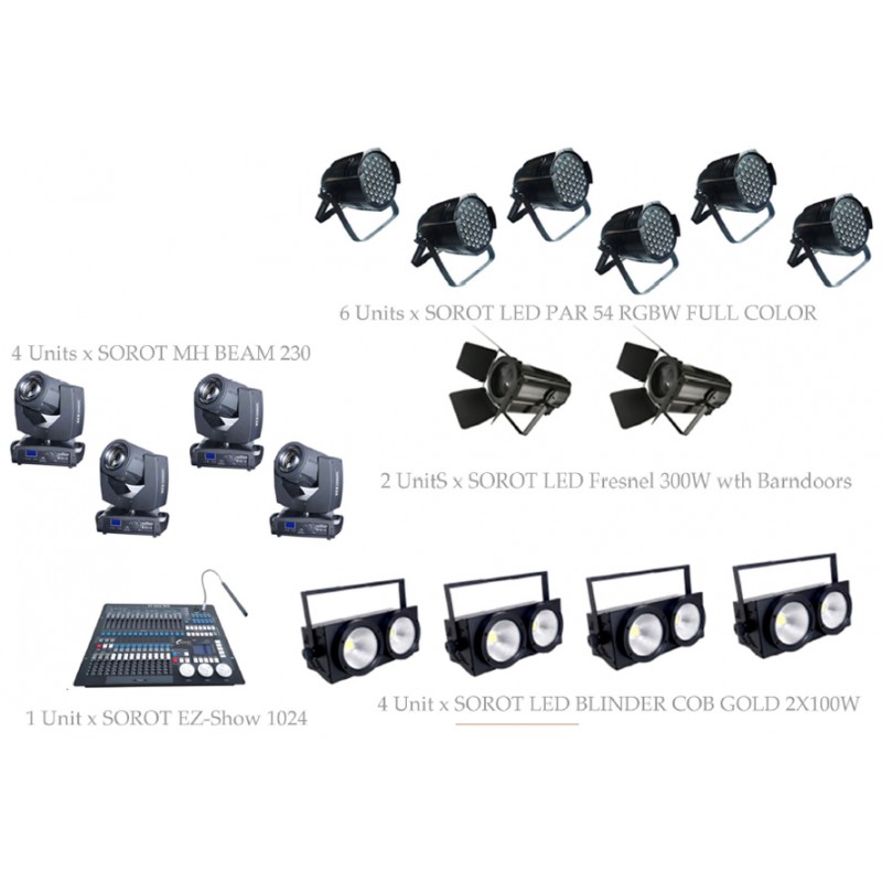 PAKET CHURCH STAGE LIGHTING #1C - SOROT PRO DESIGN SOLUTION