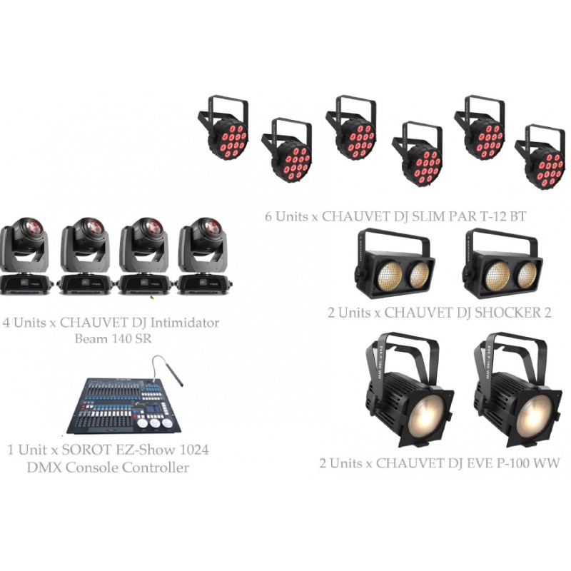 PAKET CHURCH STAGE LIGHTING #1A - CHAUVET DJ DESIGN SOLUTION