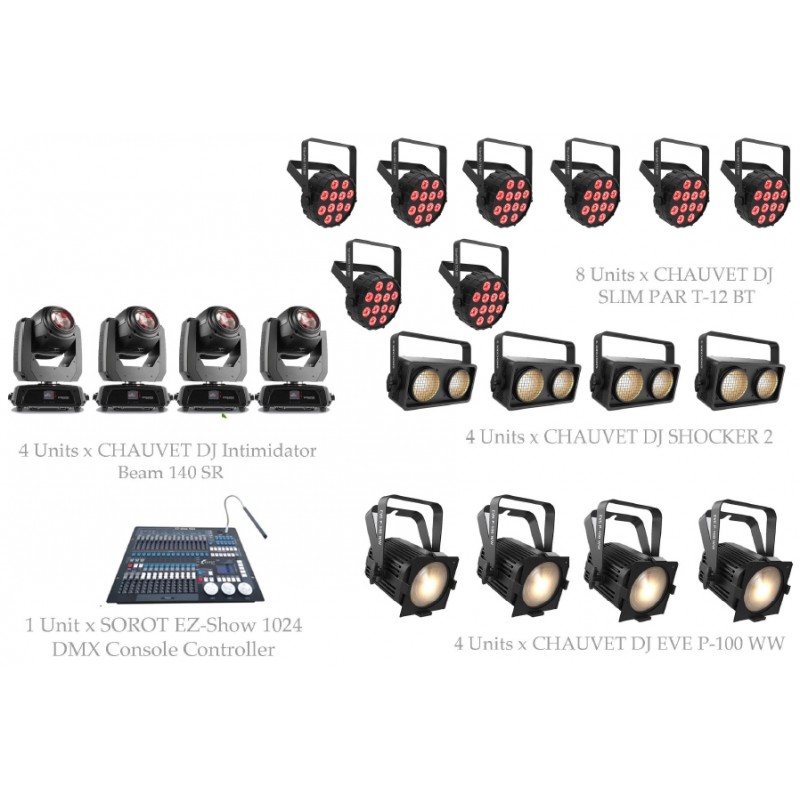 PAKET CHURCH STAGE LIGHTING #1B - CHAUVET DJ DESIGN SOLUTION