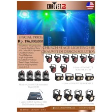 PAKET CHURCH STAGE LIGHTING #1B - CHAUVET DJ DESIG...