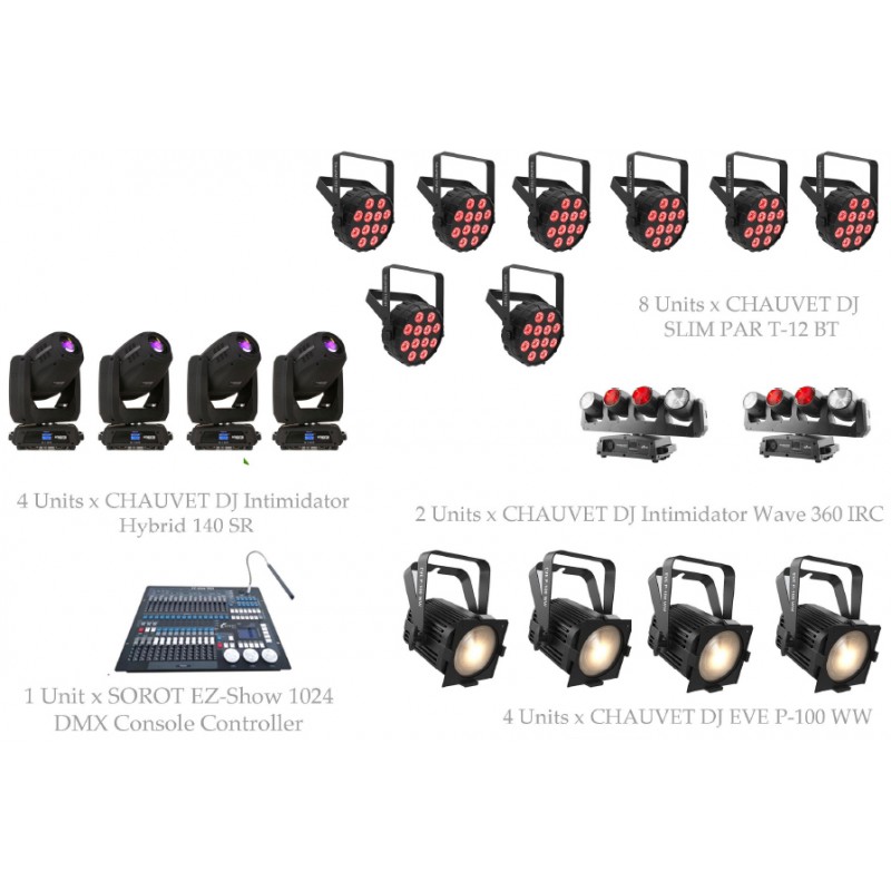 PAKET CHURCH STAGE LIGHTING #2A - CHAUVET DJ DESIGN SOLUTION
