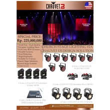 PAKET CHURCH STAGE LIGHTING #2A - CHAUVET DJ DESIG...