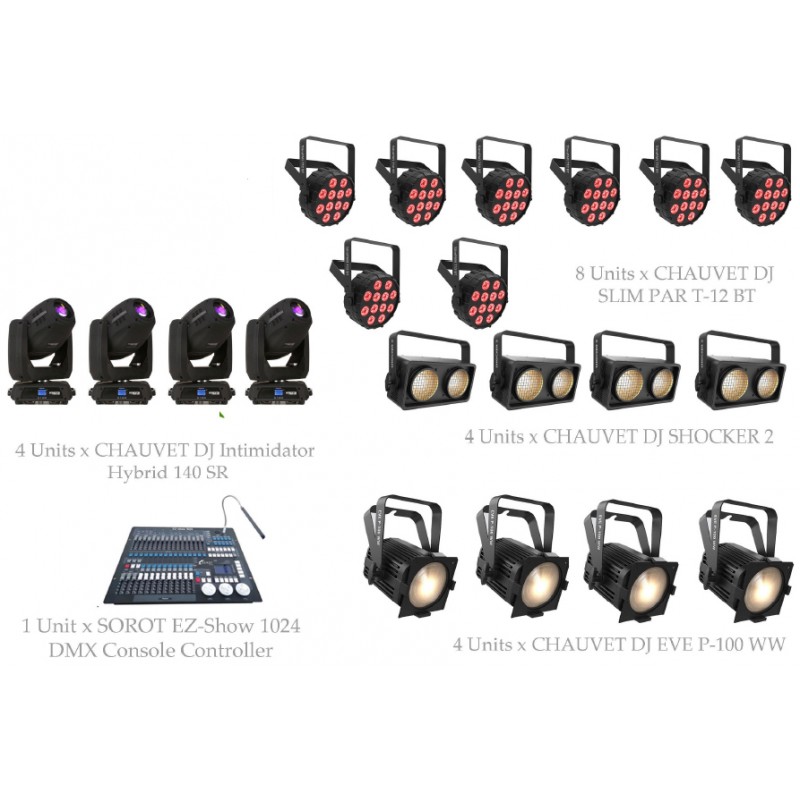PAKET CHURCH STAGE LIGHTING #2 - CHAUVET DJ DESIGN SOLUTION