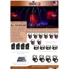 PAKET CHURCH STAGE LIGHTING #2 - CHAUVET DJ DESIGN...