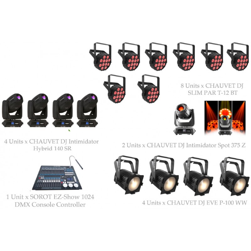 PAKET CHURCH STAGE LIGHTING #2C - CHAUVET DJ DESIGN SOLUTION
