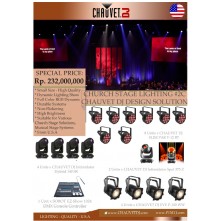 PAKET CHURCH STAGE LIGHTING #2C - CHAUVET DJ DESIG...