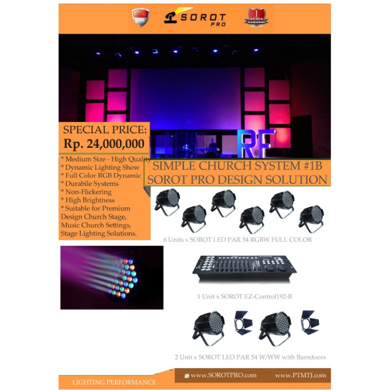 PAKET SIMPLE CHURCH SYSTEM #1B - SOROT PRO DESIGN ...