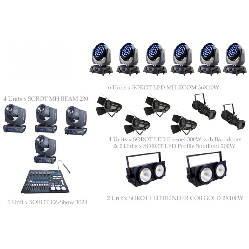 PAKET PREMIUM CHURCH SYSTEM #1C - SOROT PRO DESIGN SOLUTION