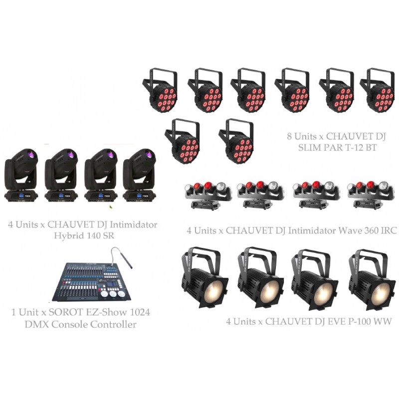 PAKET CHURCH STAGE LIGHTING #2B - CHAUVET DJ DESIGN SOLUTION