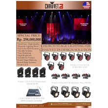 PAKET CHURCH STAGE LIGHTING #2B - CHAUVET DJ DESIG...