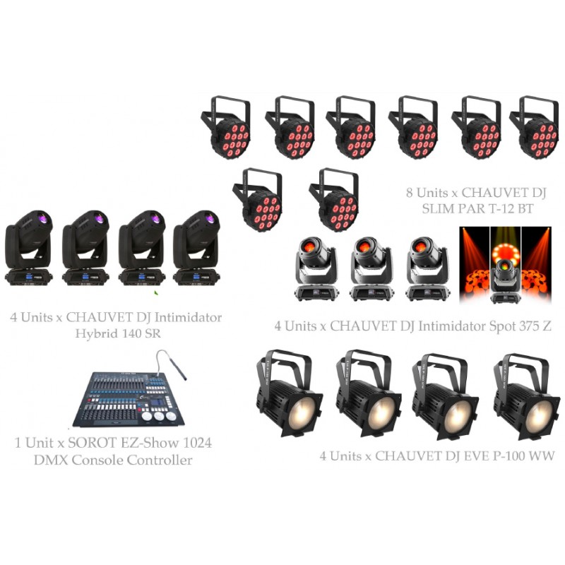 PAKET CHURCH STAGE LIGHTING #2D - CHAUVET DJ DESIGN SOLUTION
