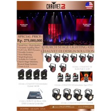 PAKET CHURCH STAGE LIGHTING #2D - CHAUVET DJ DESIG...